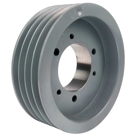1/2 in to 2-1/2 in Quick Detachable Bushed Bore 4 Groove V-Belt Pulley 9.35 in OD MPN:904B