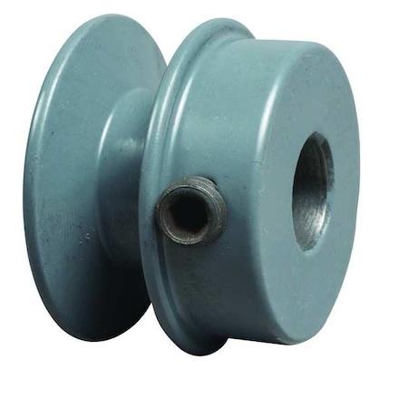 1/2 in Fixed Bore 1 Groove V-Belt Pulley 2.25 in OD MPN:AK2212