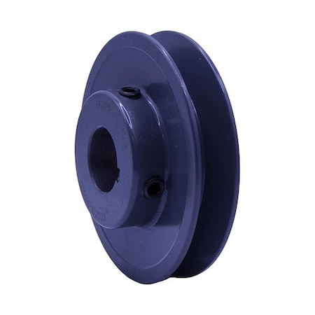 1/2 in Fixed Bore 1 Groove V-Belt Pulley 3.45 in OD MPN:AK34X1/2
