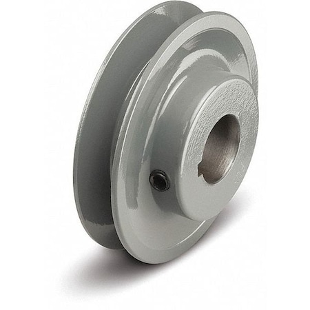3/4 in Fixed Bore 1 Groove V-Belt Pulley 4.25 in OD MPN:AK4434