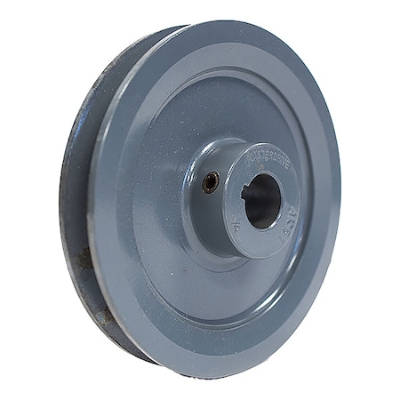 7/8 in Fixed Bore 1 Groove V-Belt Pulley 4.45 in OD MPN:AK46X7/8