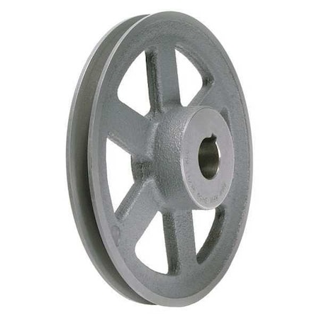 1 in Fixed Bore 1 Groove V-Belt Pulley 5.95 in OD MPN:AK611