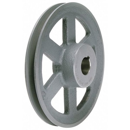 7/8 in Fixed Bore 1 Groove V-Belt Pulley 8.25 in OD MPN:AK84X7/8