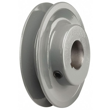 V-Belt Pulley, Cast Iron, 4.45