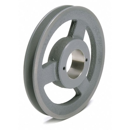 1/2 in to 1-1/2 in Quick Detachable Bushed Bore 1 Groove V-Belt Pulley 6.75 in OD MPN:BK70