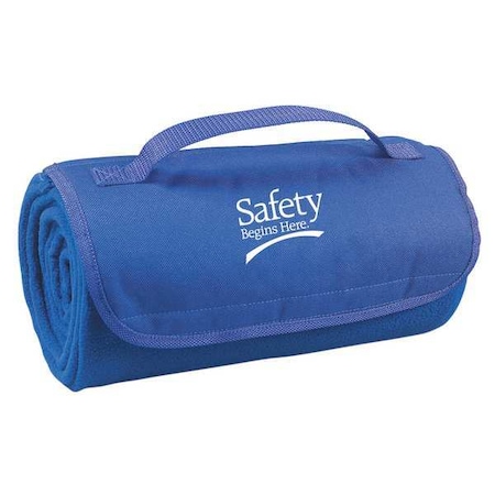 Blanket, Safety Begins Here, Royal Blue MPN:8UR98