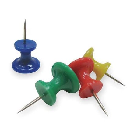 Push Pins, Multicolor, 1