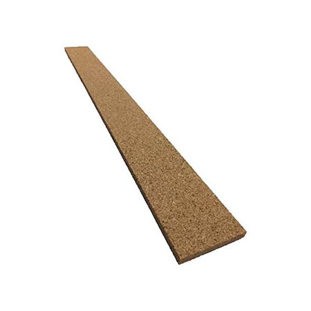 Cork, Strip, L 36 in, Plain Backing MPN:strip-qc3.5x36x1/2-p4