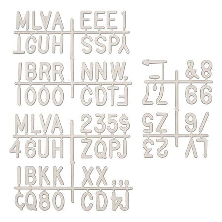 Letter Box Set, 2 In. MPN:UV52302