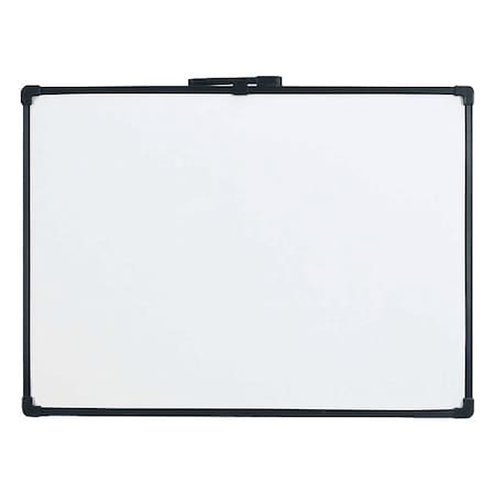 Dry Erase Board, Plastic, 16 in, 22 in, Vinyl Frame, White, Matte MPN:UVVM1622
