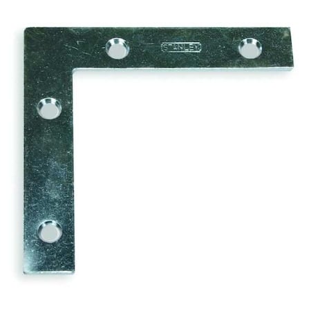 Flat Corner Brace, Steel, 0.072 in H MPN:1WDK7