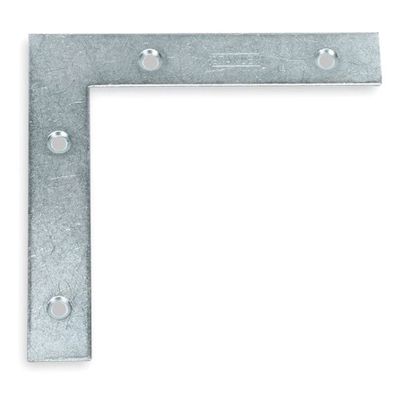 Flat Corner Brace, Steel, 7/8 In W MPN:1WDK9