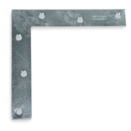 Flat Corner Brace, Steel, 6 In W MPN:1WDL1
