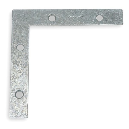 Flat Corner Brace, Steel, 0.072 in H, PK4 MPN:1WDL4
