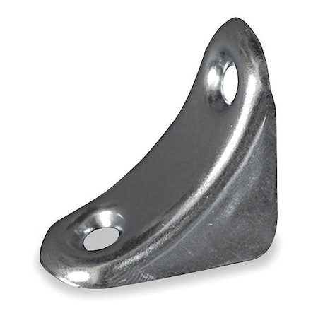Chair Corner Braces, Steel, 3/4 In W, PK4, Finish: zinc MPN:1WDL9