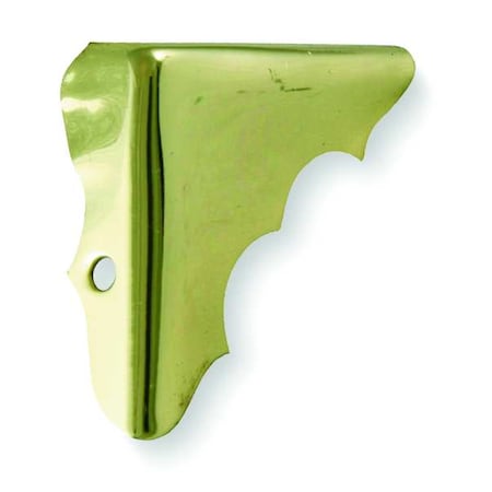 Corner Brace, Brass, 1 Hole, PK4 MPN:1XMP3