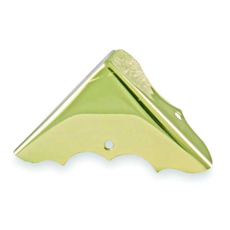 Corner Brace, Brass, 1 Hole, PK4 MPN:1XMP4