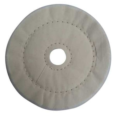 Buffing Wheel, Cushion Sewn, 6 In Dia. MPN:12U098