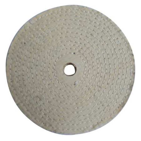 Buffing Wheel, Spiral Sewn, 10 In Dia. MPN:12U109
