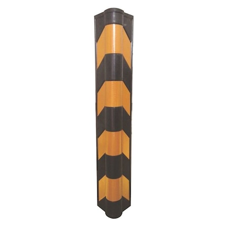 Corner Guard, Black/Yellow, 4-3/4