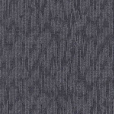 Carpet Tile, 19-11/16in. L, Charcoal, PK20 MPN:31HL74