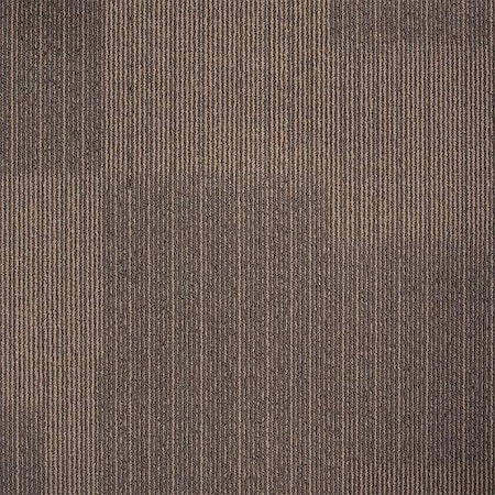 Carpet Tile, 19-11/16in. L, Brown, PK20 MPN:31HL75