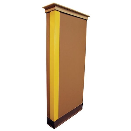 Corner Guard, Yellow, 2x48in, Adhesive MPN:5KZH8