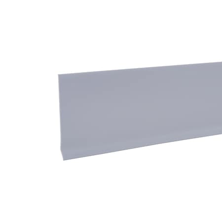 Wall Base Molding, PVC Vinyl, Gray, 48 in L, 4 in H MPN:5MFK0