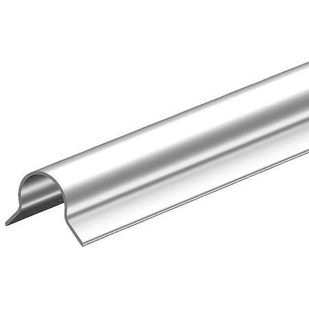 Corner Guard, White, 2.5x48Bullnose, Adhesi MPN:6YDD5