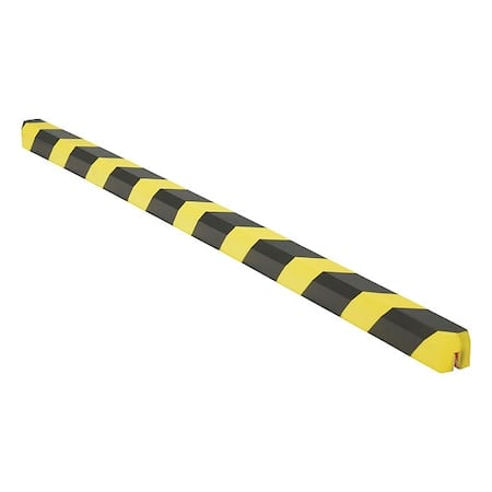 Corner Guard, Black/Yellow, 7/16