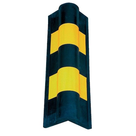 Corner Guard, Black/Yellow, 5-1/2