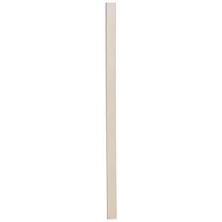 Corner Guard, White, Smooth, PVC, 4 ft H MPN:PVC-48-WH