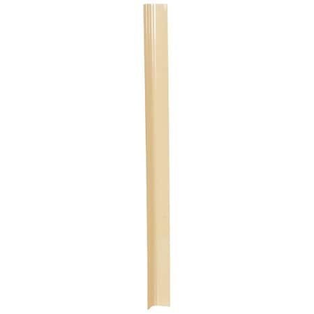 Corner Guard, Beige, Smooth, PVC, 4 ft H MPN:PVC-48R-BG