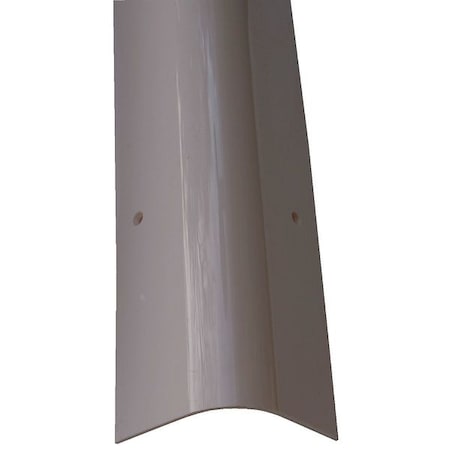 Corner Guard, Gray, Smooth, PVC, 4 ft H MPN:PVC-48R-GY