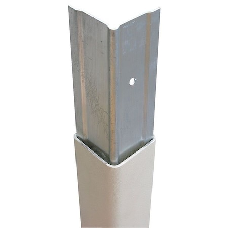 Corner Guard, Beige, Aluminum/PVC, 4 ft H MPN:PVC-A-3-BG