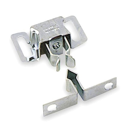 Grab Catch, Pull-to-Open, Spring, 4 lb., Catch/Latch Width: 1 3/32 in MPN:1VZV7