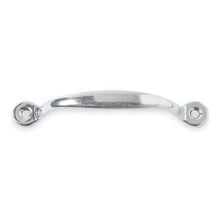 Door Pull, Steel, 4-7/8 In L, Galvanized, Unthr. Through Holes MPN:1WAA5