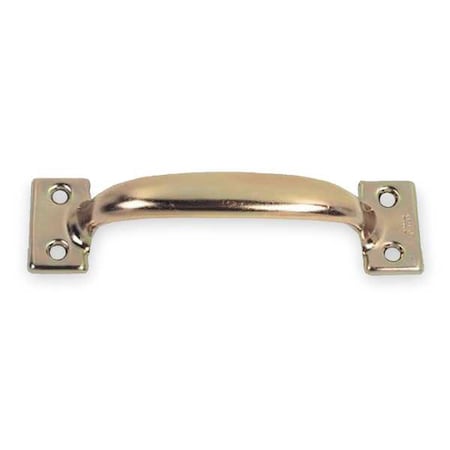 Door Pull, Steel, 4 In L, Matte, Unthr. Through Holes MPN:1WAB5