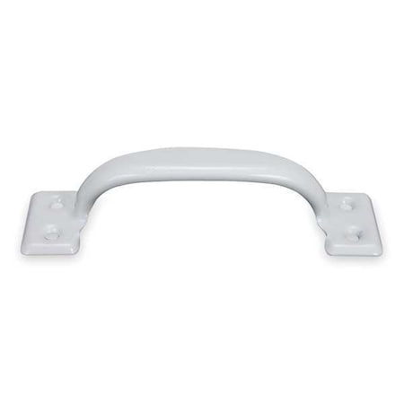 Utility Pull, Steel, White, 5 1/2 In L, Unthr. Through Holes MPN:1WAB9