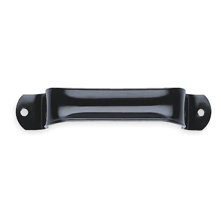 Heavy Duty Door Pull, Steel, 6-1/2 In L, Zinc, Unthr. Holes MPN:1WAE5