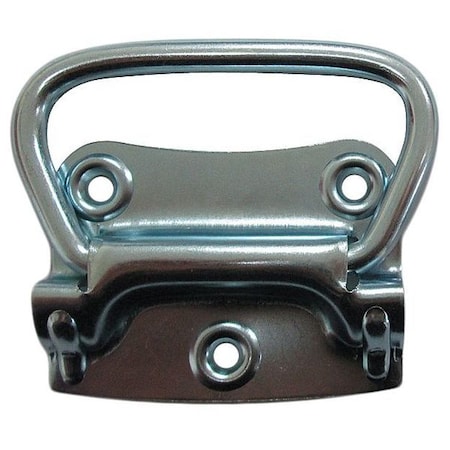 Chest Handle, Steel, 2 3/4 In L, Zinc, Unthr. Through Holes MPN:1WAF8