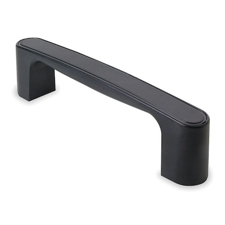 Grab Handle, Plastic, Black, L 8, Powder Coated, Threaded Holes MPN:1XPA3