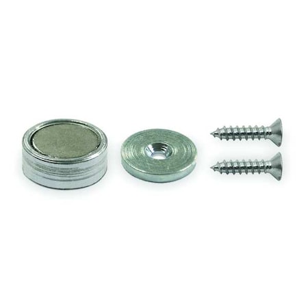 Magnetic Latch Set, Neodymium, 30 lb. MPN:2VAG3