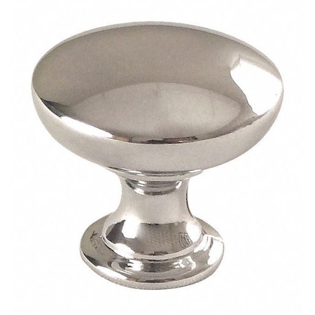 Cabinet Knob, 1 1/4in Dia, Polished Chrome MPN:45-354PC