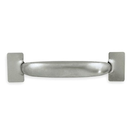Pull Handle, Steel, Silver, 6-1/2 In, Natural, Weld-On MPN:4PE23