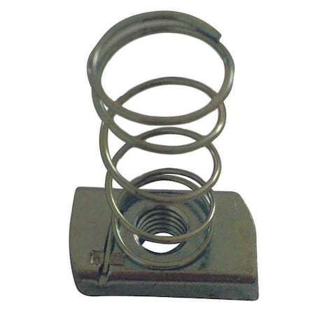 Channel Nut w/Spring, Galvanized Steel MPN:22FP78
