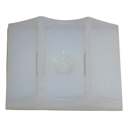 Cable Tie Mounting Pad, Nylon 6/6, Natural, 1.25 in L MPN:6EEE6
