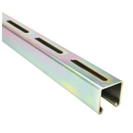 Single Channel Strut, Slotted, Steel, Zinc-Plated, 13/32 in x 3 in Hole Size, Silver MPN:FS-200SL GD 120.00