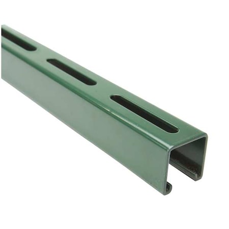 Single Channel Strut, Slotted, Steel, Painted, 13/32 in x 3 in Hole Size, Green MPN:FS-200SL GR 120.00