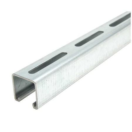 Single Channel Strut, Slotted, Steel, Galvanized, 13/32 in x 3 in Hole Size, Silver MPN:FS-200SL PG 120.00